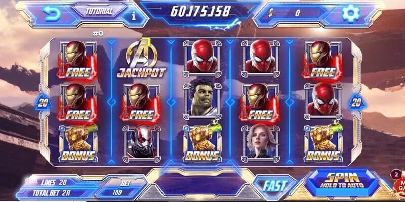 Avengers Sunwin – Khám Phá Slot Game Siêu Anh Hùng Top 1