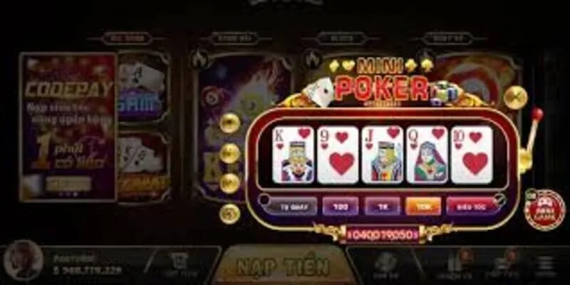 Mini Poker Sunwin – Tựa game bài quay hấp dẫn hàng đầu